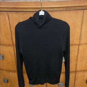 Time and Tru Black Turtleneck Sweater